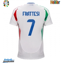 Italia Davide Frattesi #7 Bortedrakt EM 2024 Kortermet